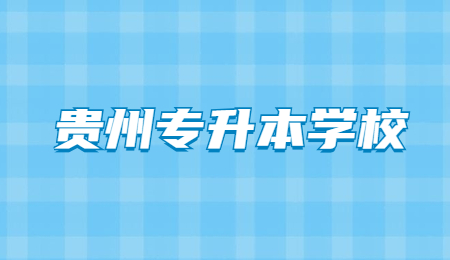 贵州省专升本学校